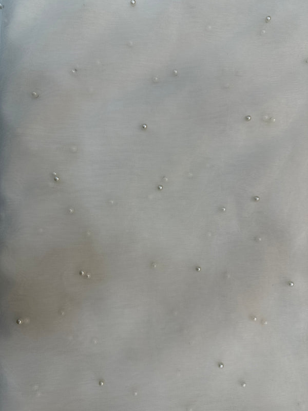 Net Dupatta Pearls