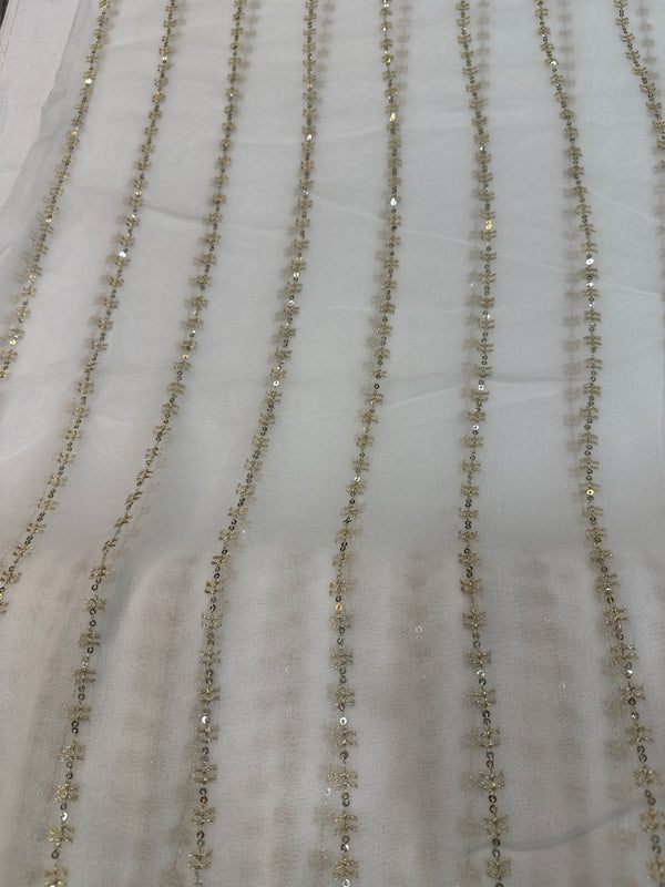 Bamber Chiffon Dupatta Golden
