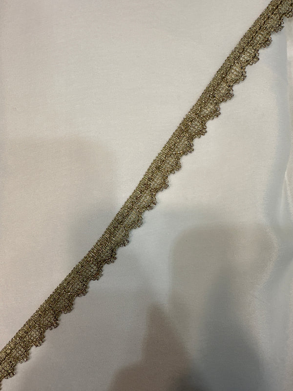 Antique Gold Tilla Lace